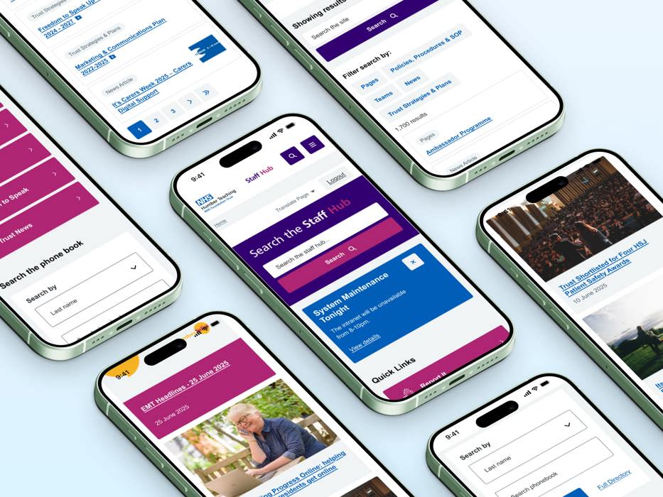 Humber Intranet Mock Up