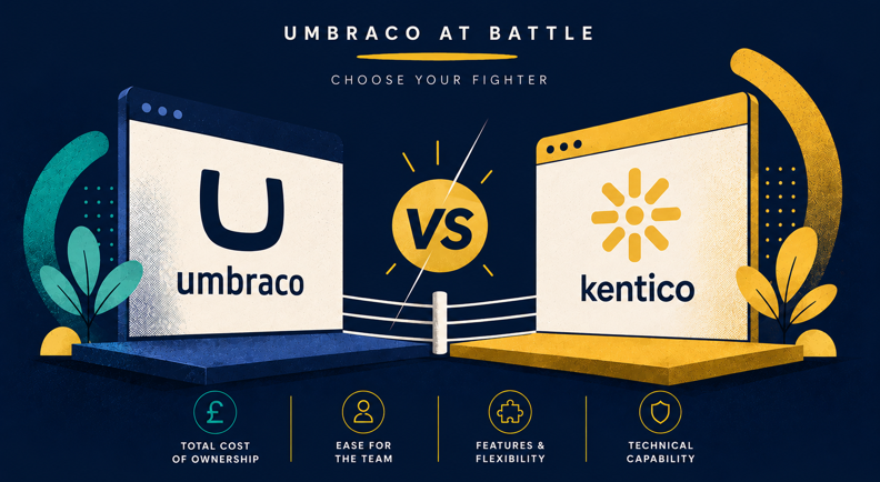 Umbraco at Battle Choose Your Fighter: Umbraco vs Kentico